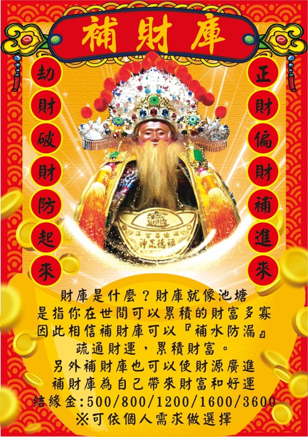 佑昌宮補財庫儀式